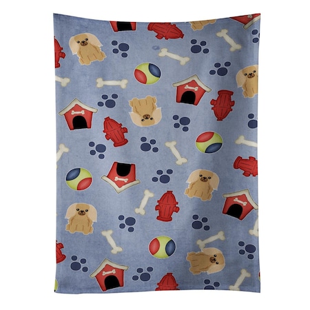 Carolines Treasures Dog House Collection Pekingnese Fawn Sable Kitchen Towel BB2717KTWL